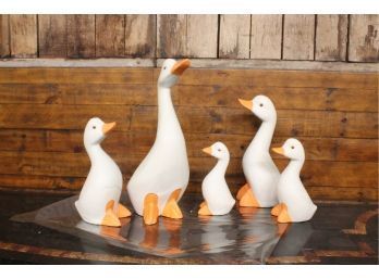 Handcarved Wooden Ducks From Holland 16' Tall