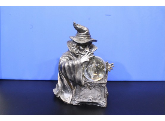 Sorcerer Crystal Ball Figurine See Pictures For Condition