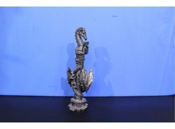Knife Dragon Figurine 14 1/2' Tall See Pictures For Condition