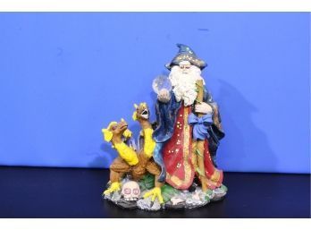 Wizard And Dragon Figurine See Pictures For Condition