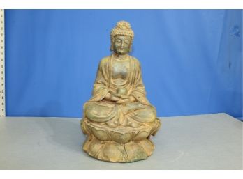 Resin Buddha 14' Tall See Pictures For Condition