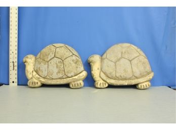 2 Cement Turtles 12' Tall 15' Wide See Pictures For Condition