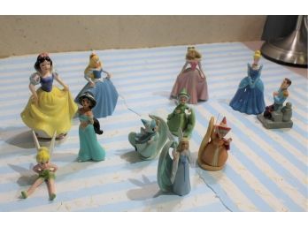 Disney Figurines, Porcelain, 11 Pieces