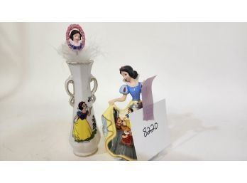 Snow White Bell, Bud Vase, Pen