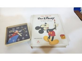 Disney Clock And Book