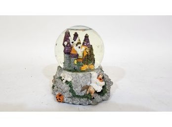 Halloween Snow Globe Music Box