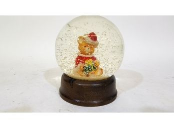 Santa Bear Snow Globe