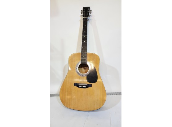 Burswood Acoustic Guitar With Soft Case