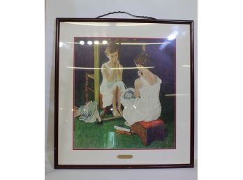 Girl In The Mirror By Norman Rockwell 35'  X 37'