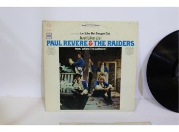 Paul Revere & The Raiders From Where The Action Is, Album Excellent Condition, Cover Showing Shelf Wear