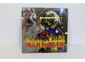 Iron Maiden Litho On Mirror 12' X 12'