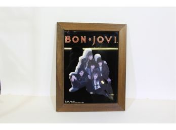 Bon Jovi 1987 Photo Behind Reverse Paint