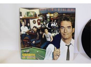 Huey Lewis & The News Sports With Dust Jacket All In Very Good Condition
