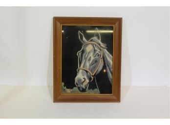 Reverse Paint Horse 11-1/2' X 14'
