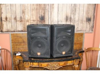 JBL JRX100 PA Speakers Tested Fully Operational Horns And Woofers 15 1/2' X 12 1/2' X 22 12' Each