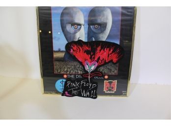Pink Floyd Lot Patch 10 1/2' X 10' & Framed Art 16' X 20'