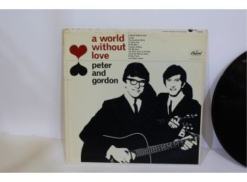 Peter And Gordon A World Without Love Album In Very Good Condition, Cover In Good Condition