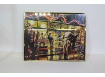 Diner Poster Behind Glass 20' X 16'