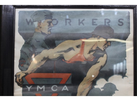Workers Y M C A Poster United War Work Campaign November 11-18 32' X 25' See Pictures For Details
