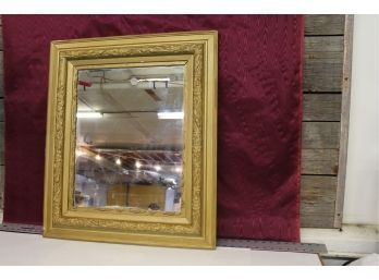 Large Gold Toned Mirror 29' X 25' See Pictures For Details