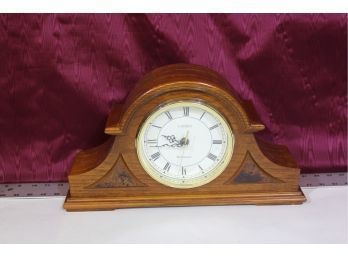 Linden Westminster Battery Operated Mantel Clock See Pictures For Details