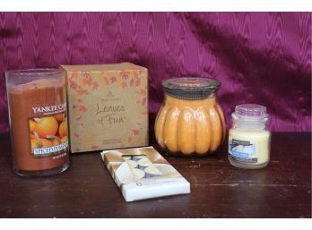 Autumn Candle Lot See Pictures For Details