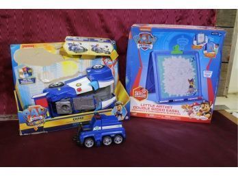 Paw Patrol Toy Lot ***artist Easel New In Box*** See Pictures For Details