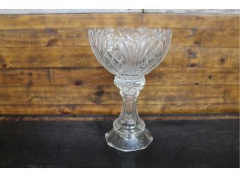 Mid Century Pedestal Fruit/compote Dish 13.5' Tall 9' Opening See Pictures For Details