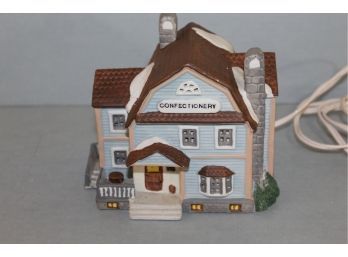 Plymouth Corners Porcelain Lighted House Confenctionery