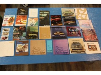Pontiac  Brochures And Ephemera 27 Pieces In Spectacular Condition.  The Condition Cannot Be Overstated.