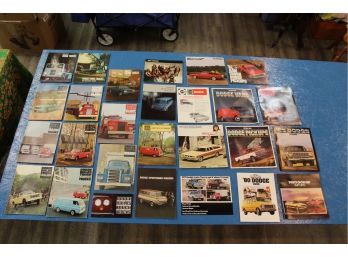 Dodge Brochures And Ephemera 27 Pieces  In Spectacular Condition.  The Condition Cannot Be Overstated.