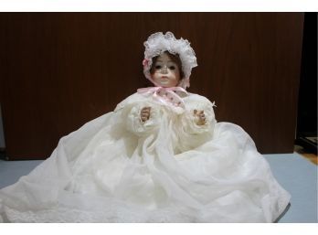 Vernon Seeley Porcelain Doll Christening Gown