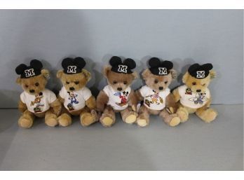 Annette Funicello Collectible Bear Company, Mickey Mouse Days Of The Week Bears