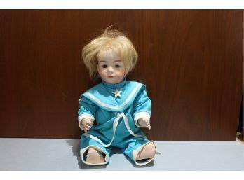 Vernon Seeley Porcelain Doll Boy In Sailor Outfit