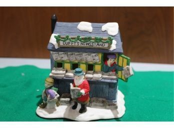 Christmas Village Buildings - Duffy's News Stand