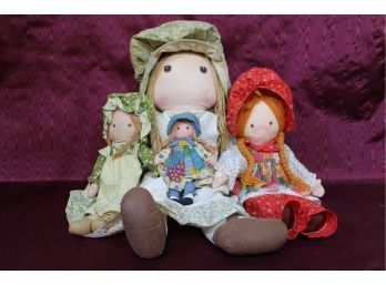Holly Hobbie 4 Piece Lot Extra Large, Large Medium And Small