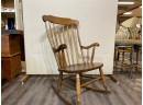 Oak Rocking Chair By S Bent & Bros Gardener, Ma