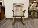 Oak Rocking Chair By S Bent & Bros Gardener, Ma