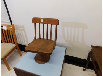 Child's Desk Stool Chair Antique