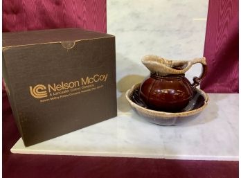 Nelson McCoy Pitcher And Bowl Lancaster Colony Co.