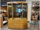 Topaz China Cabinet 2 Pieces By Thomasville Furniture IND Glass Front And Shelves With 4 Draws Inside Lighting