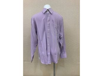 Men's Bugatchi UOMO Shirt Size Medium No Rips Stains Or Discoloration