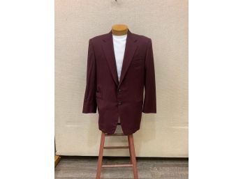Men's Hickey Freeman Blazer  100 Wool Fully Lined Size 44 Regular No Stains Rips Or Discoloration
