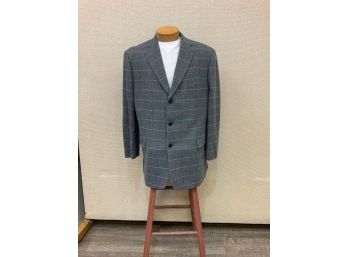 Men's Alfred Dunhill Of London Sport Coat 100 Cashmere Size 56 No Stains Rips Or Discoloration