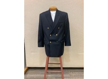 Men's Jos A Bank Double Breasted Blazer Size 43 Regular No Stains Rips Or Discoloration