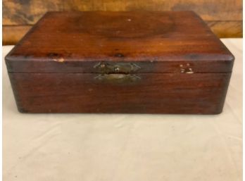 Wooden Cigar Box Dubonnet Corona Habana 9 X 7 X 3
