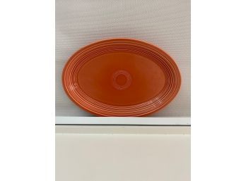 Fiestaware Platter 13 1/2' Color Persimmon