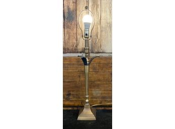 MCM Heavy Brass Mid Century Modern Lamp 28 1/2' Tall