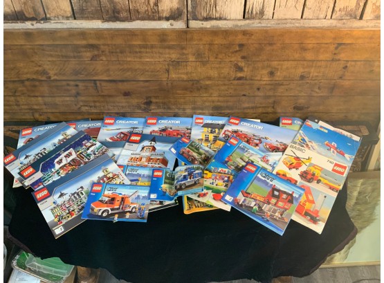 Lot Of Lego Instruction Manuals Assorted Approximately 31