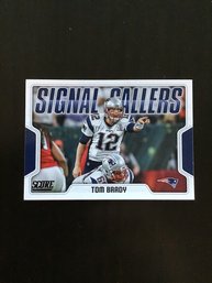 Score Signal Callers Tom Brady New England Patriots Football Card